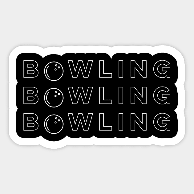 Bowling Bowling Bowling Sticker by Sloop